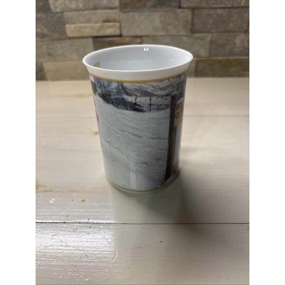 Danbury Mint ~ M.I. Hummel Mugs of the Year Porcelain Cups - 2 Cups Mar,Jan. - Picture 3 of 13